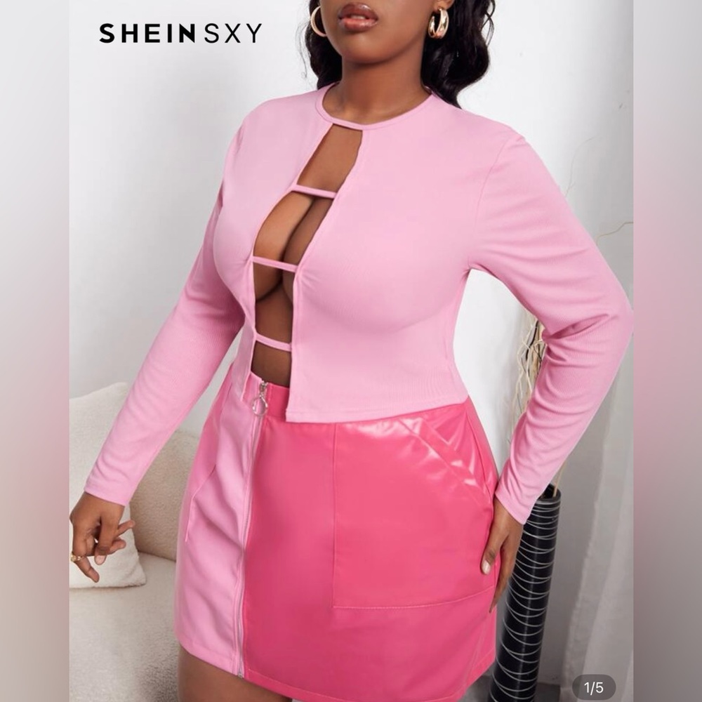 Pink Long Sleeve cardigan